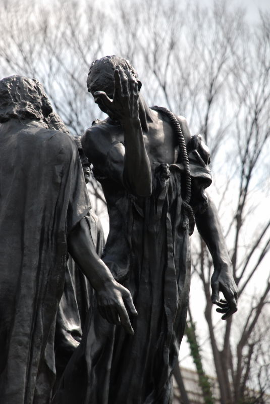 The Burgers of Calais, skulptur av Rodin