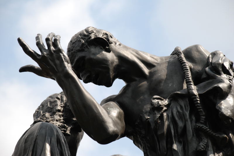The Burgers of Calais, skulptur av Rodin