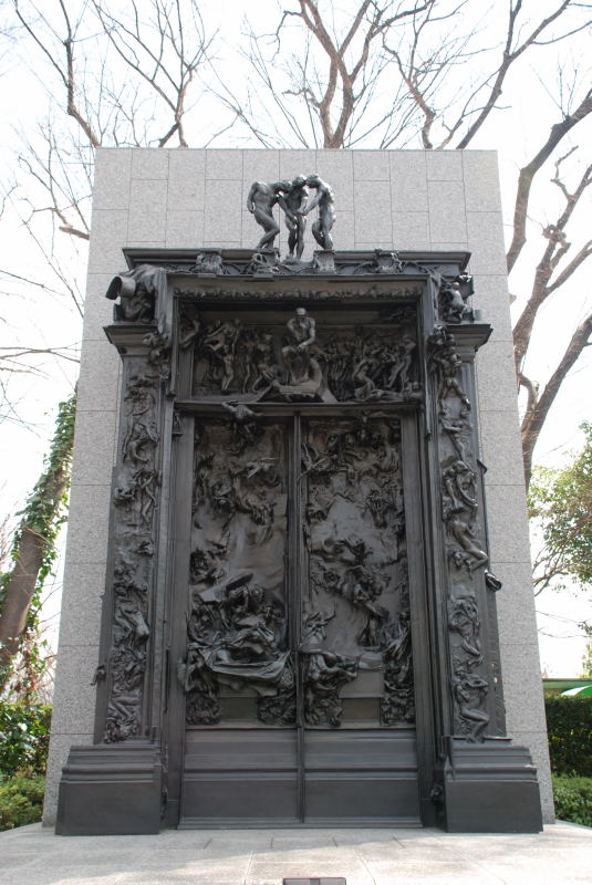 The Gates of Hell, Helvetets portar, skulptur av Rodin