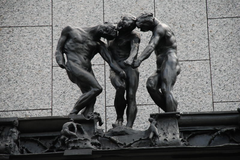 The Gates of Hell, Helvetets portar, skulptur av Rodin