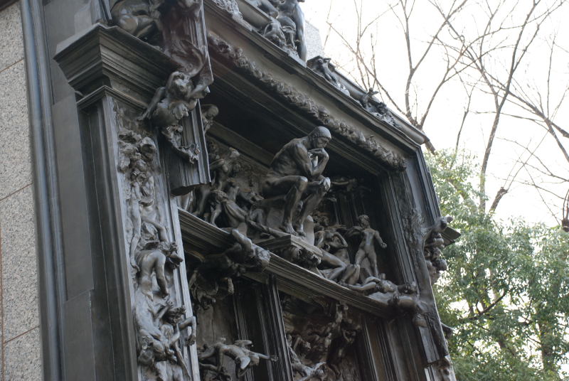 The Gates of Hell, Helvetets portar, skulptur av Rodin