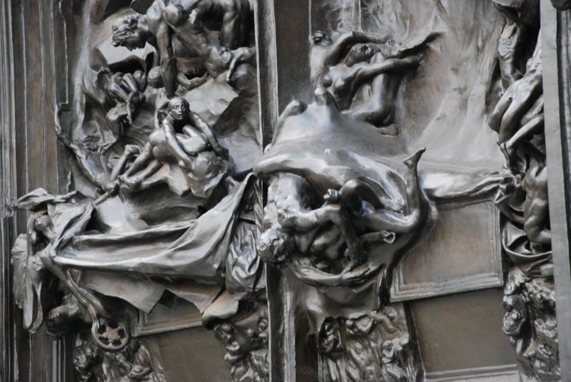 The Gates of Hell, Helvetets portar, skulptur av Rodin